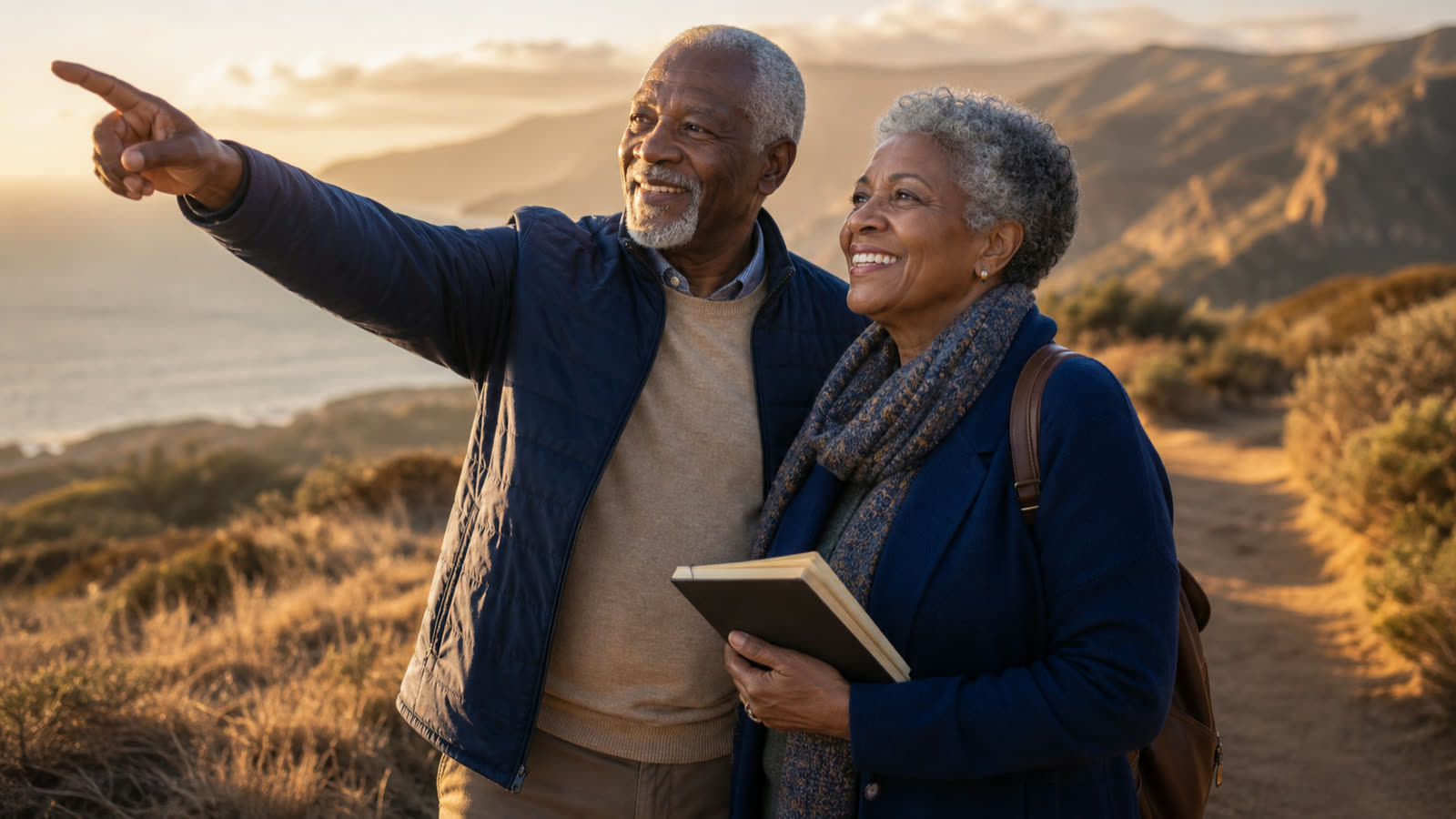 A joyful couple enjoying a meaningful moment together